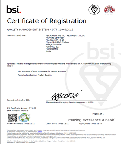 bsi certificate