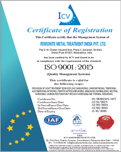 icv certifications